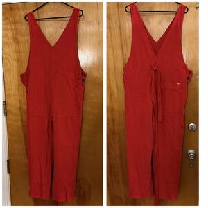 Alex Mill Vibrant Red Jumpsuit